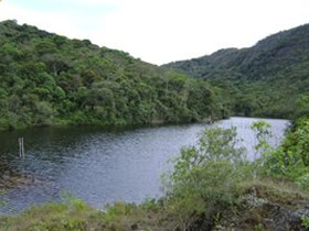 Tanquinho, visto da pedra onde os alunos ficavam à espera das caravanas